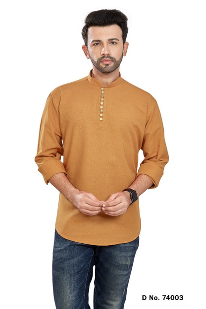 Short Pure Cotton Kurta - Anant Exports