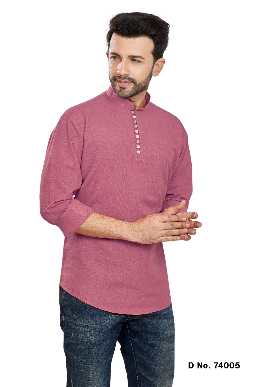 Short Pure Cotton Kurta - Anant Exports