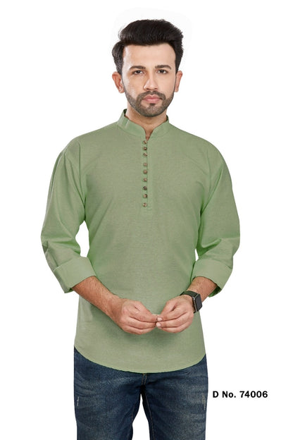 Short Pure Cotton Kurta - Anant Exports