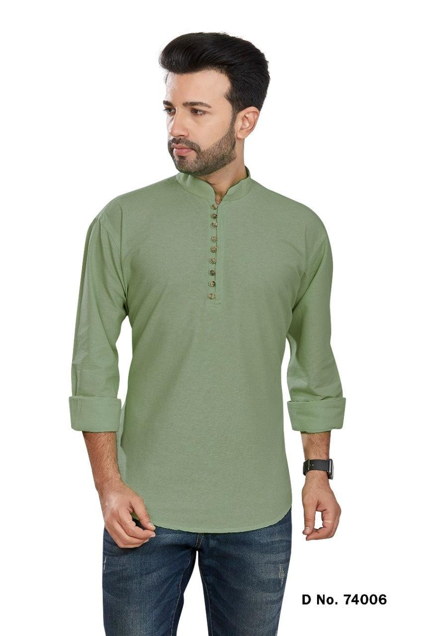 Short Pure Cotton Kurta - Anant Exports