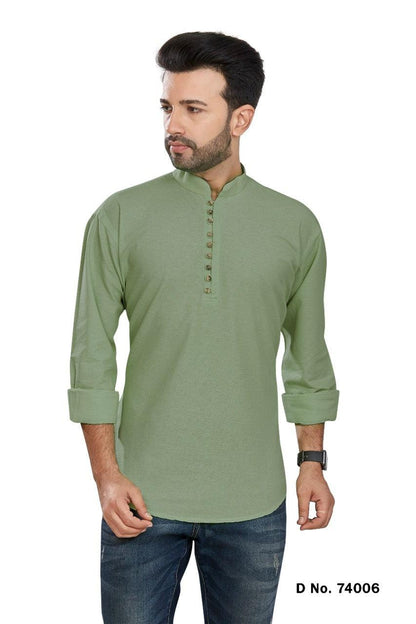 Short Pure Cotton Kurta - Anant Exports