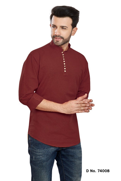 Short Pure Cotton Kurta - Anant Exports