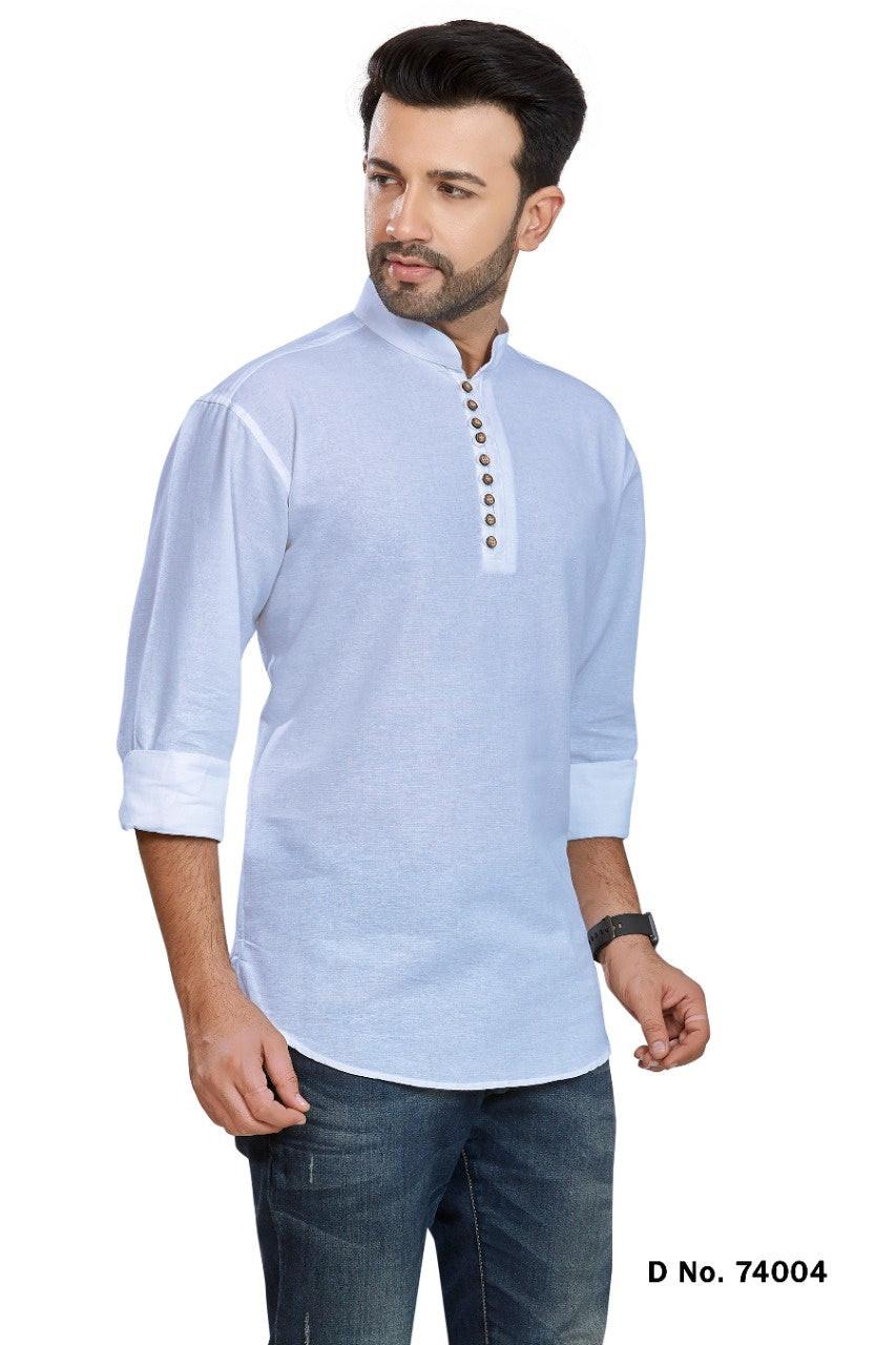 Short Pure Cotton Kurta - Anant Exports