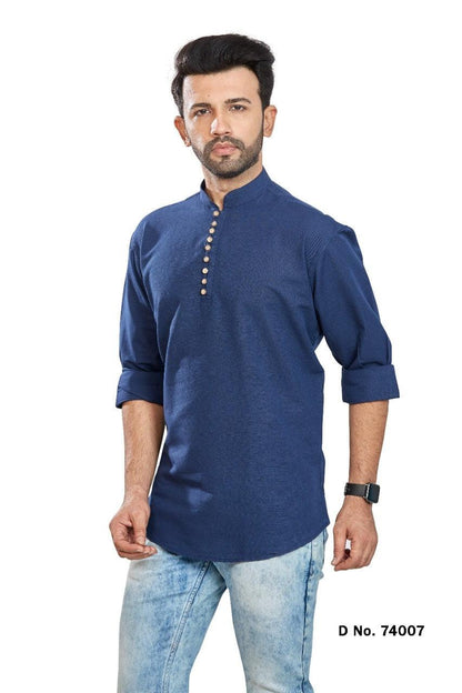 Short Pure Cotton Kurta - Anant Exports