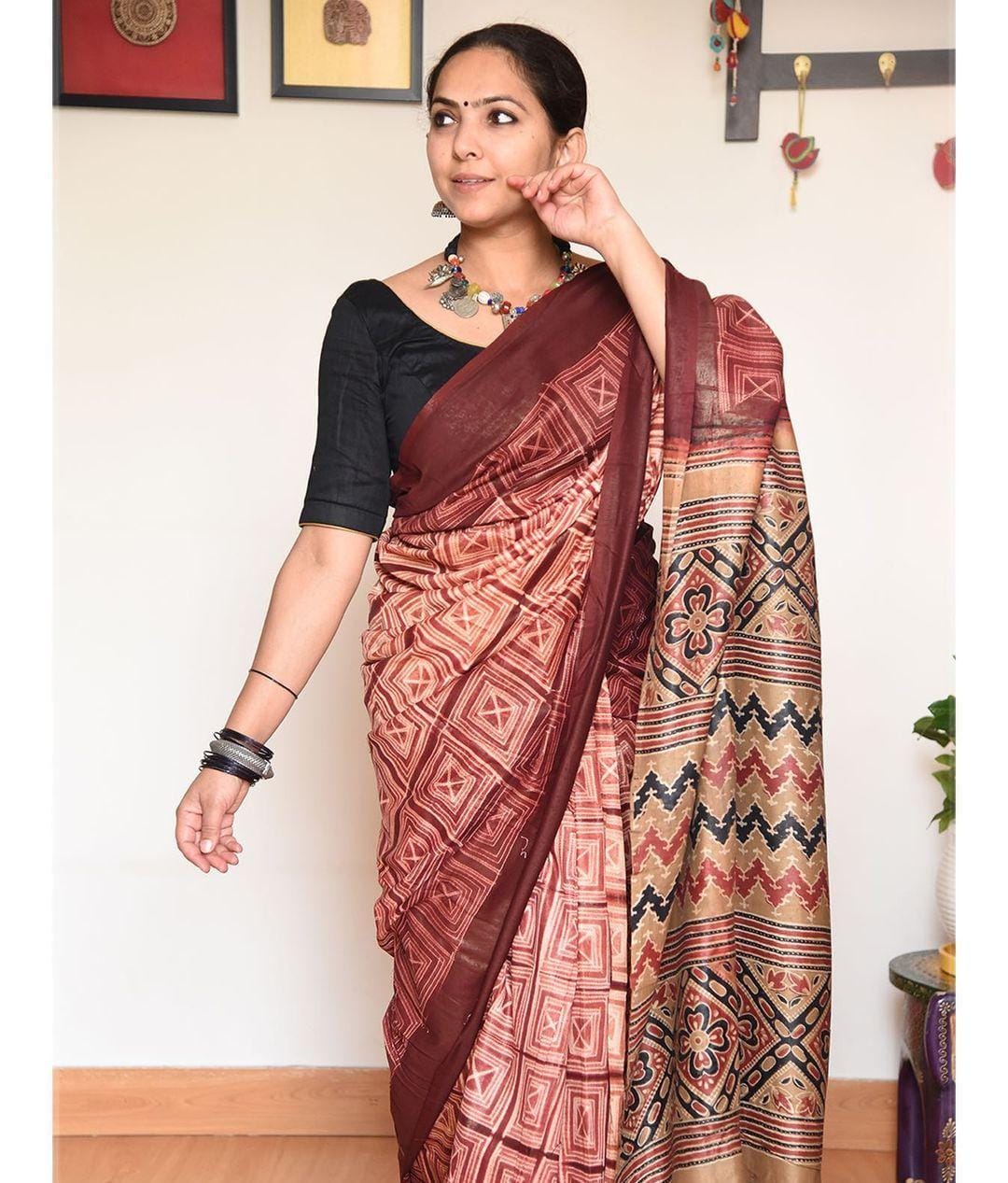 Digital Print Cotton Casual Wear Saree Anantexports