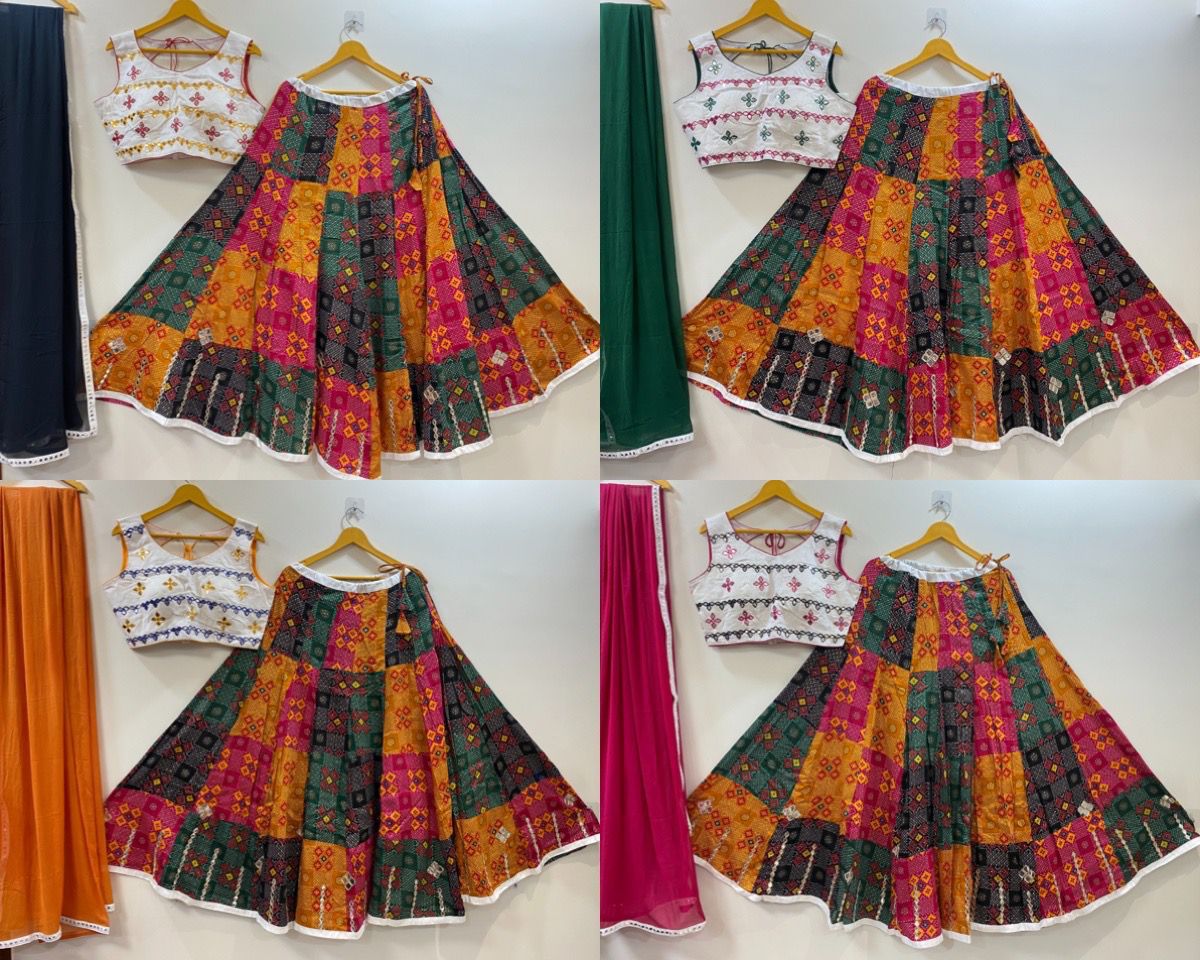 Multiple Colours colourful Chania Choli Anantexports