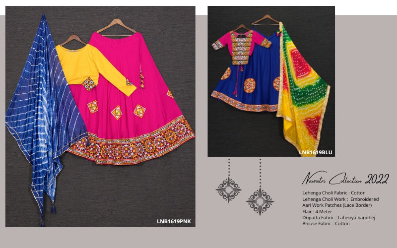 Navratri Cotton Lehenga Anantexports