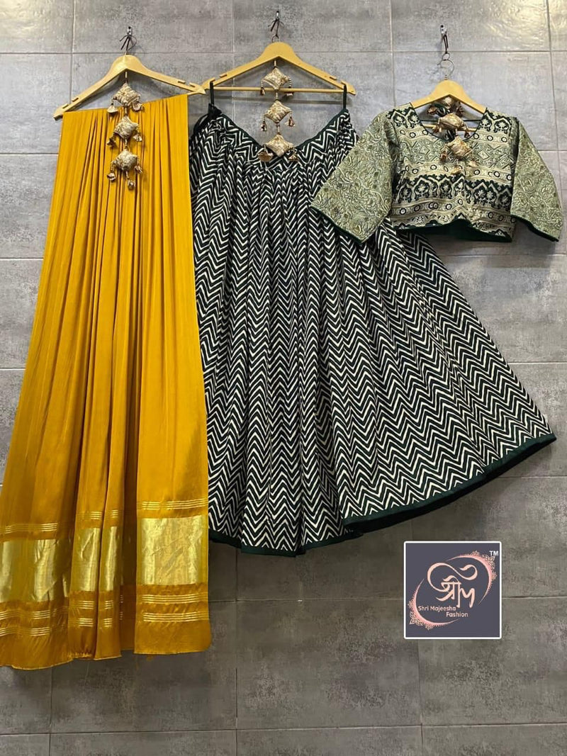 Party wear Pasmina Lehriya Lehenga Anantexports