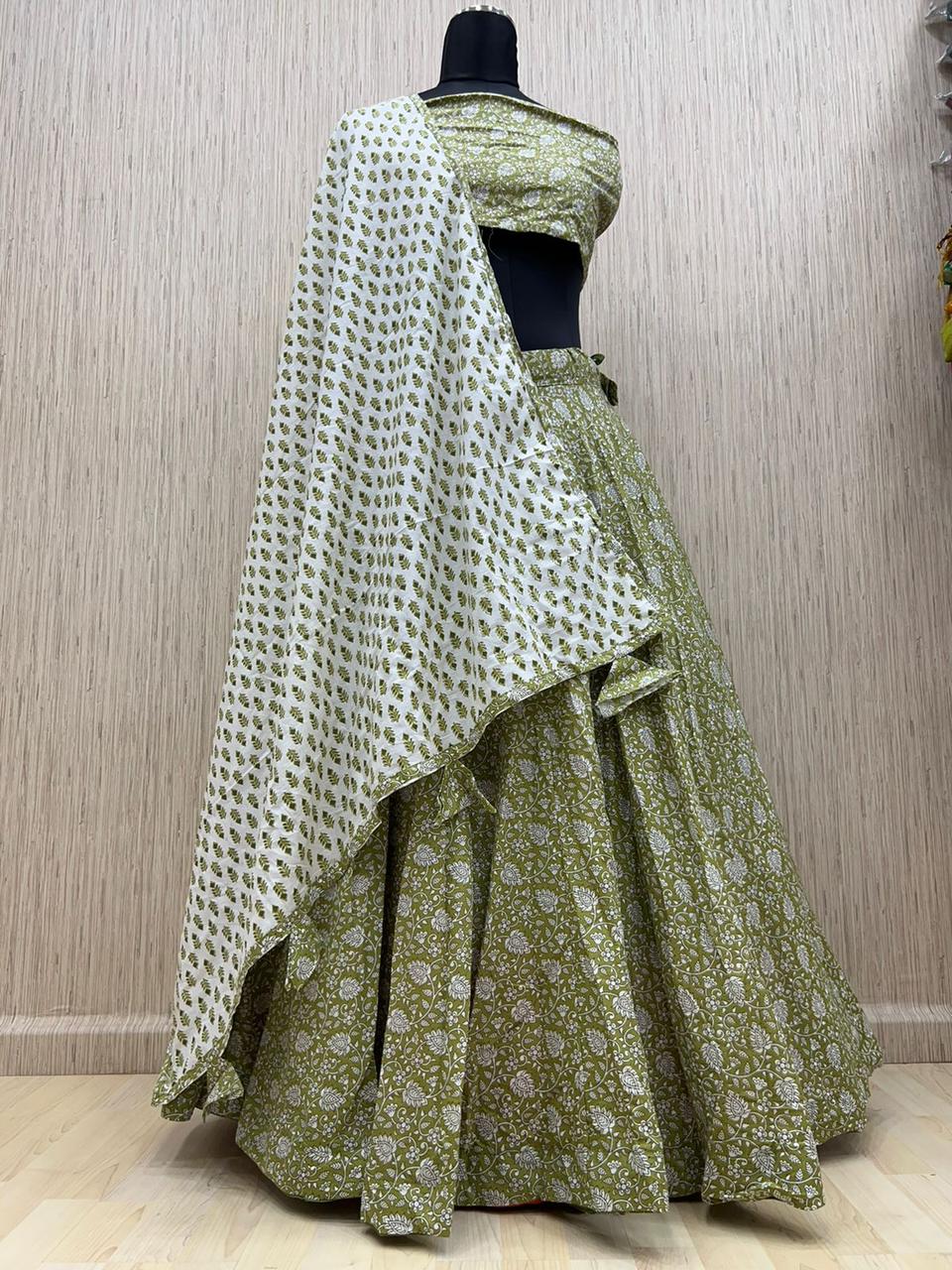 Cotton Printed Lehenga Anantexports