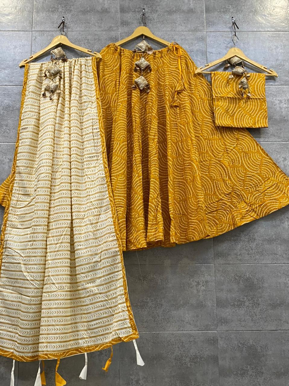 Cotton Printed Lehenga Anantexports