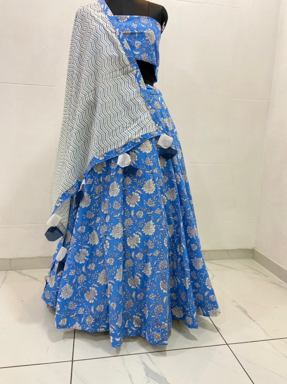 Cotton Printed Lehenga Anantexports