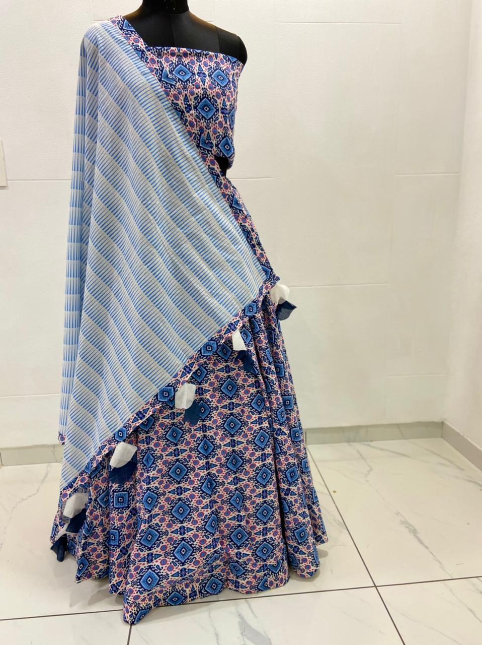 Cotton Printed Lehenga Anantexports