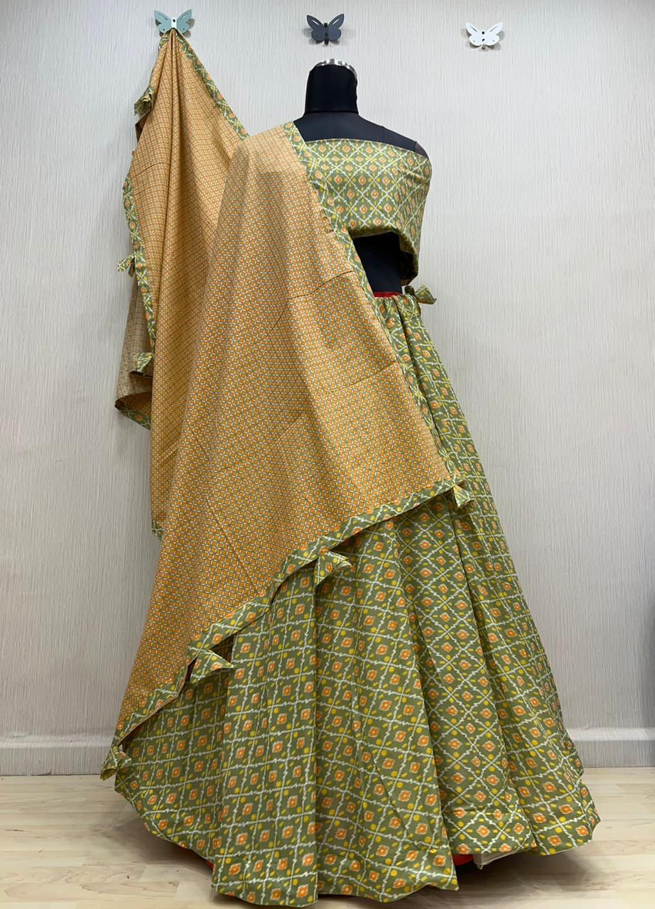 Cotton Printed Lehenga Anantexports