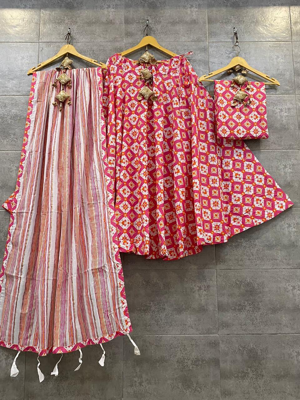 Cotton Printed Lehenga Anantexports