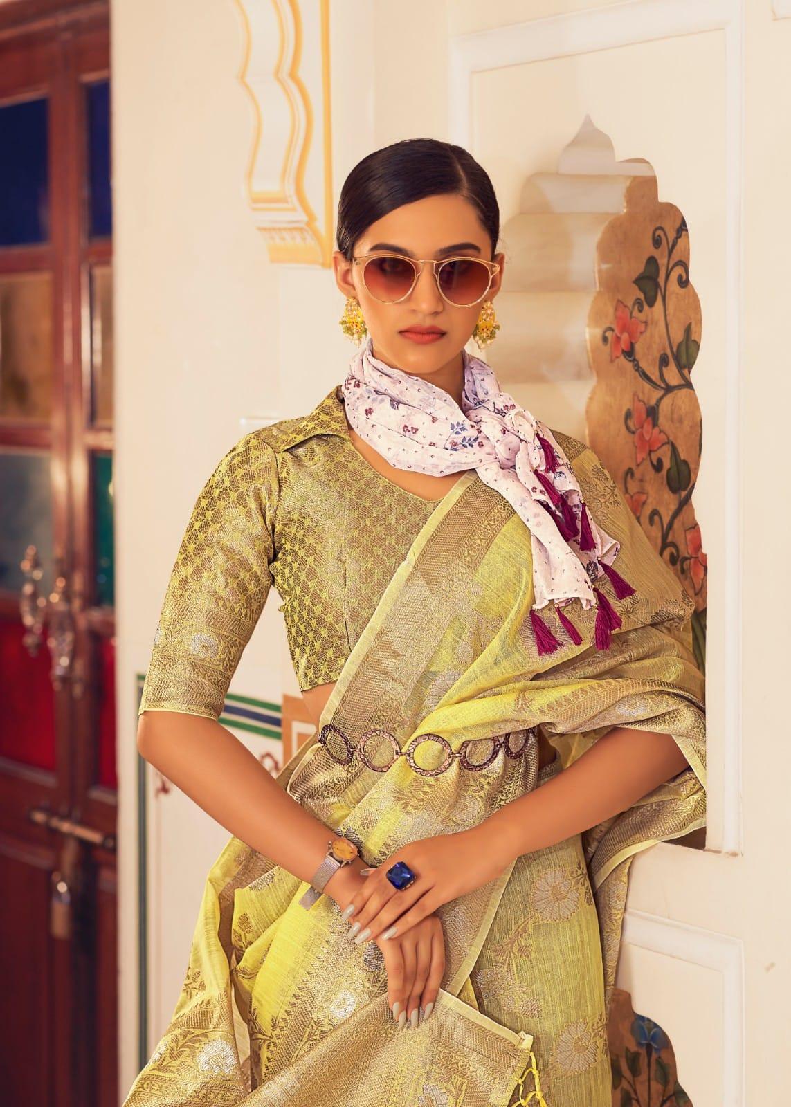 Rajpath Pure Allin Linen Saree Anantexports