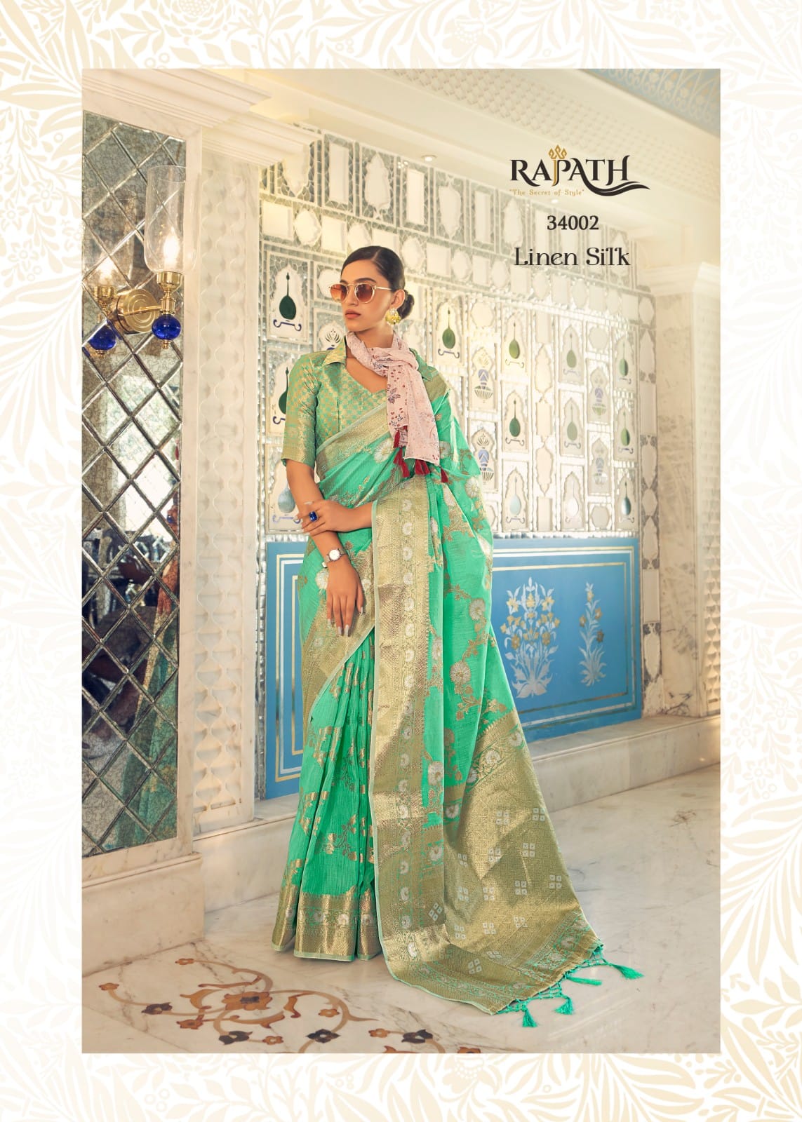 Rajpath Pure Allin Linen Saree Anantexports