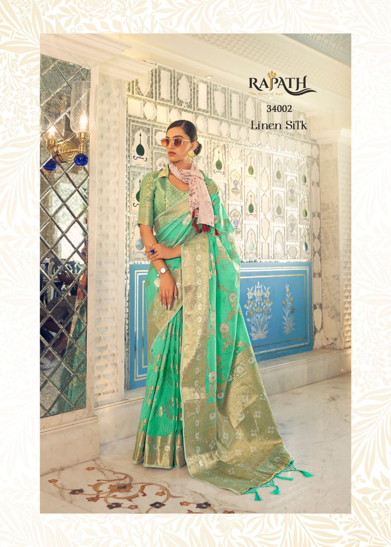 Rajpath Pure Allin Linen Saree Anantexports