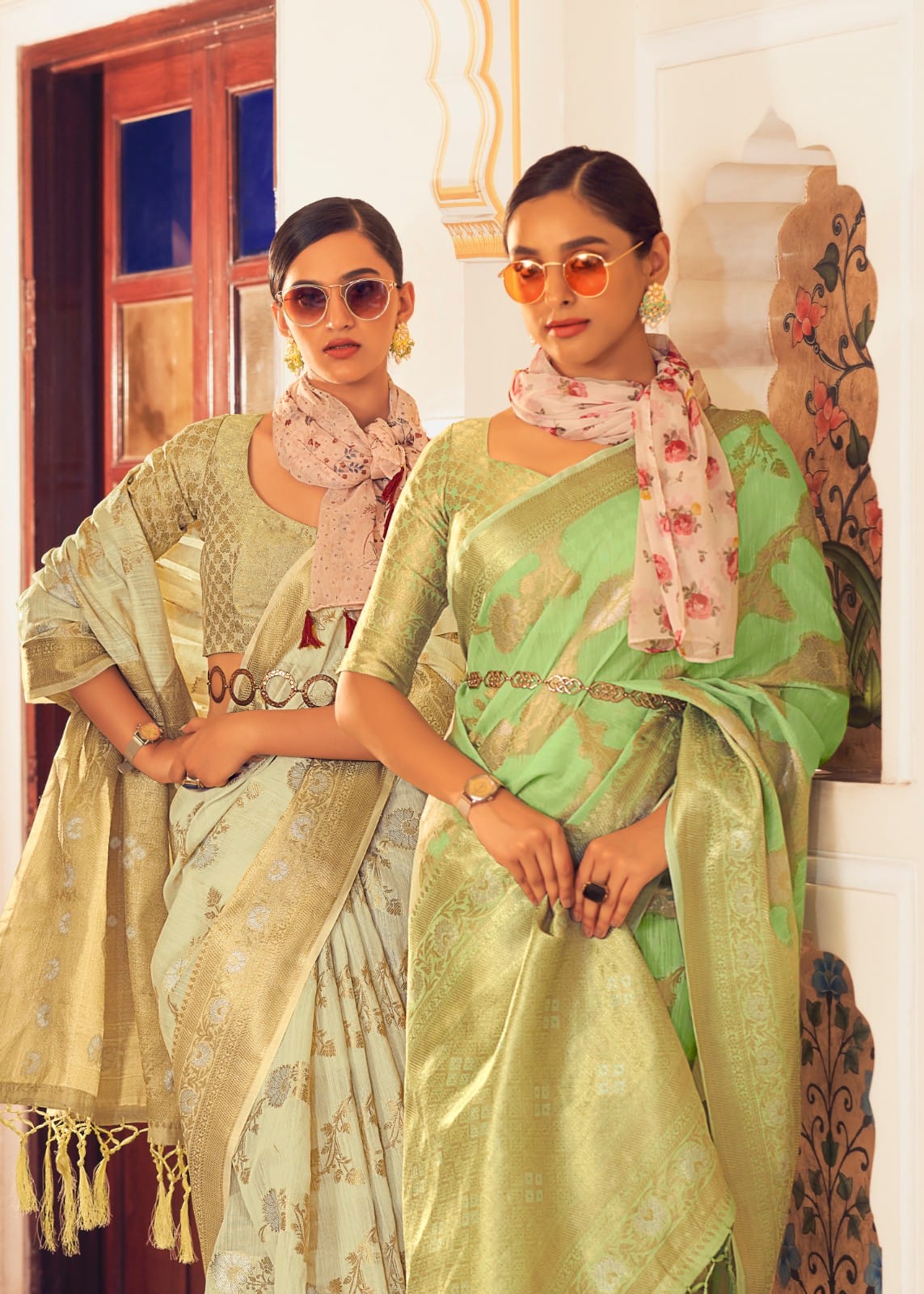Rajpath Pure Allin Linen Saree Anantexports