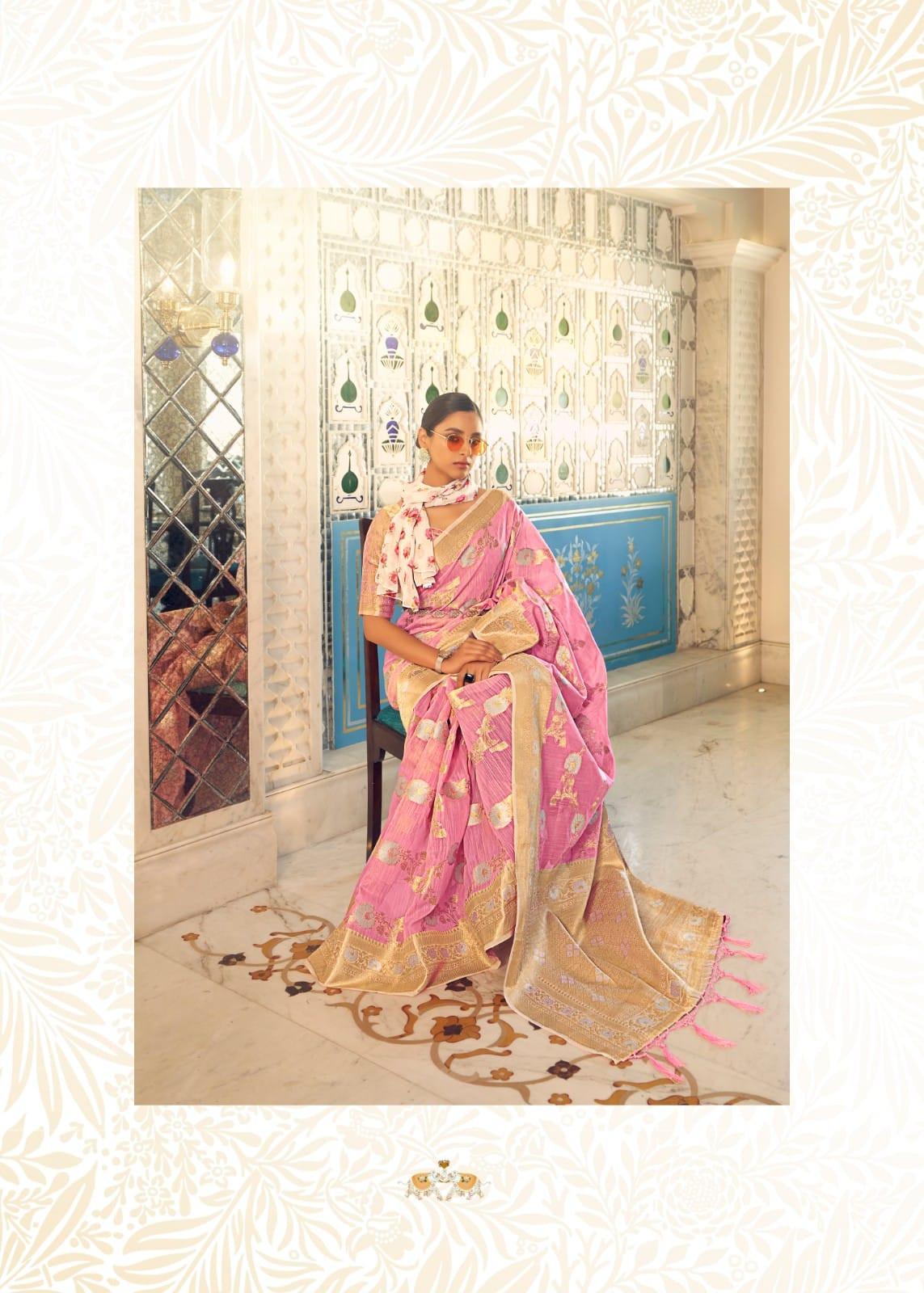 Rajpath Pure Allin Linen Saree - Anant Exports
