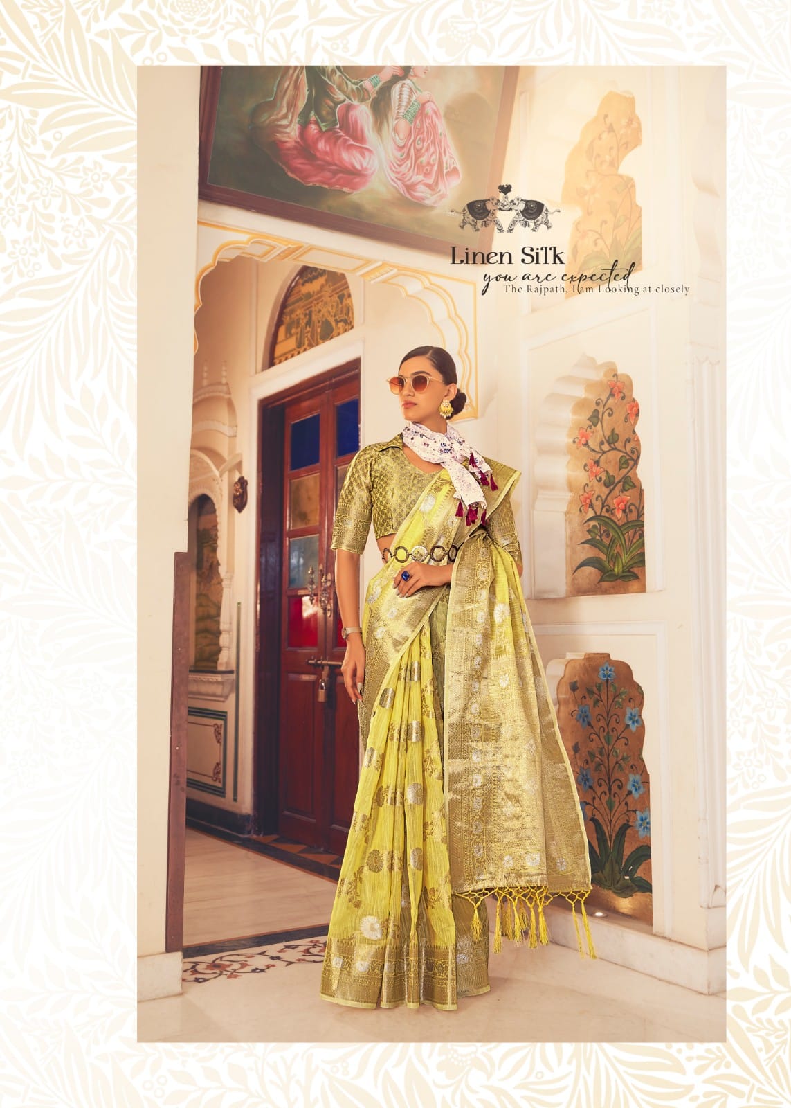 Rajpath Pure Allin Linen Saree Anantexports