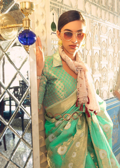 Rajpath Pure Allin Linen Saree - Anant Exports