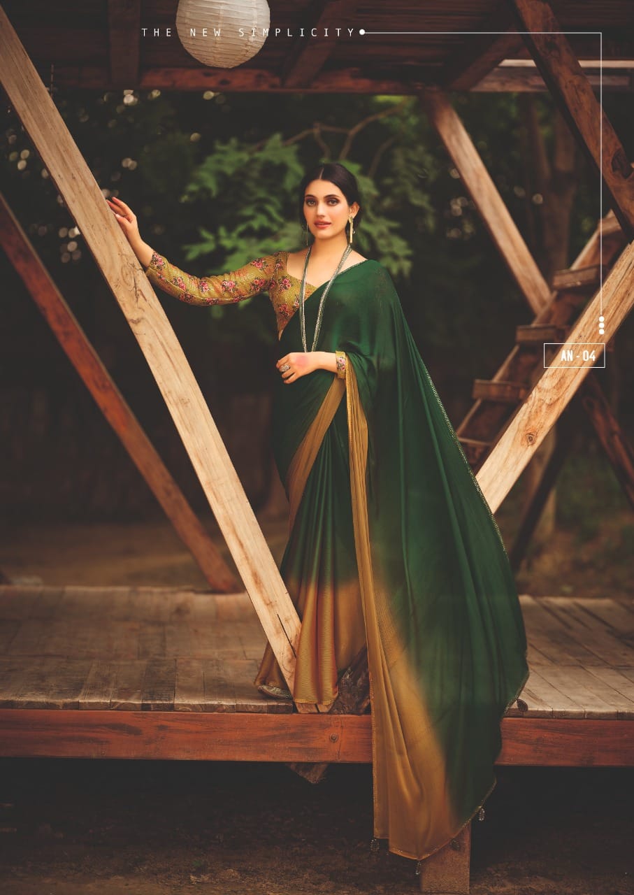 Partywear Chiffon Saree S.R Aruna Anantexports