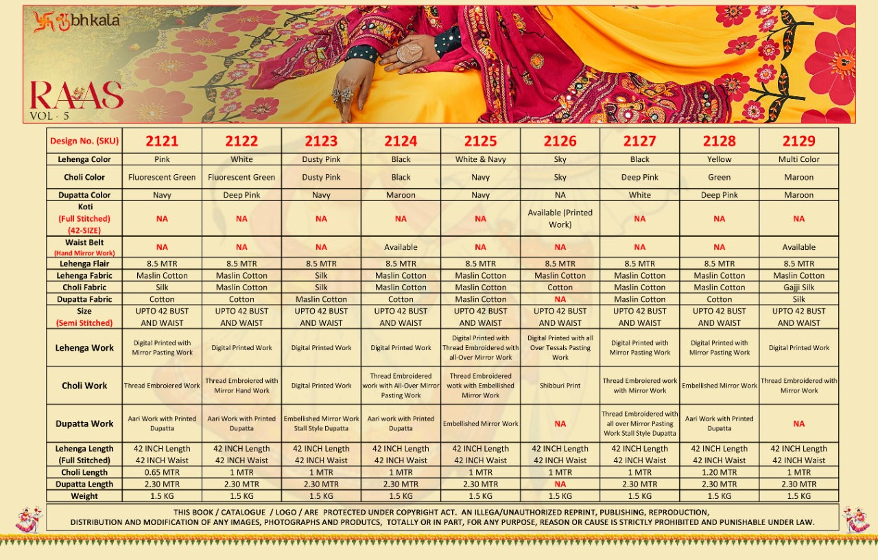 Navratri Collection Chaniya Choli Collection Raas Vol 5 Anantexports