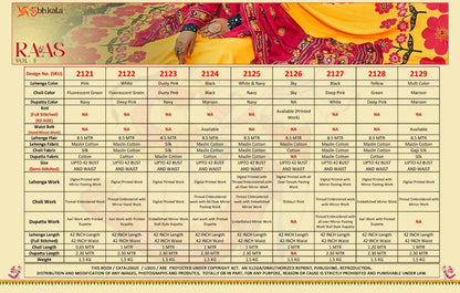 Navratri Collection Chaniya Choli Collection Raas Vol 5 Anantexports