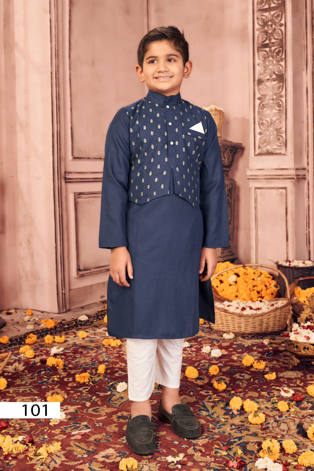 Kids Boy Kurta Pajama with Koti Anantexports
