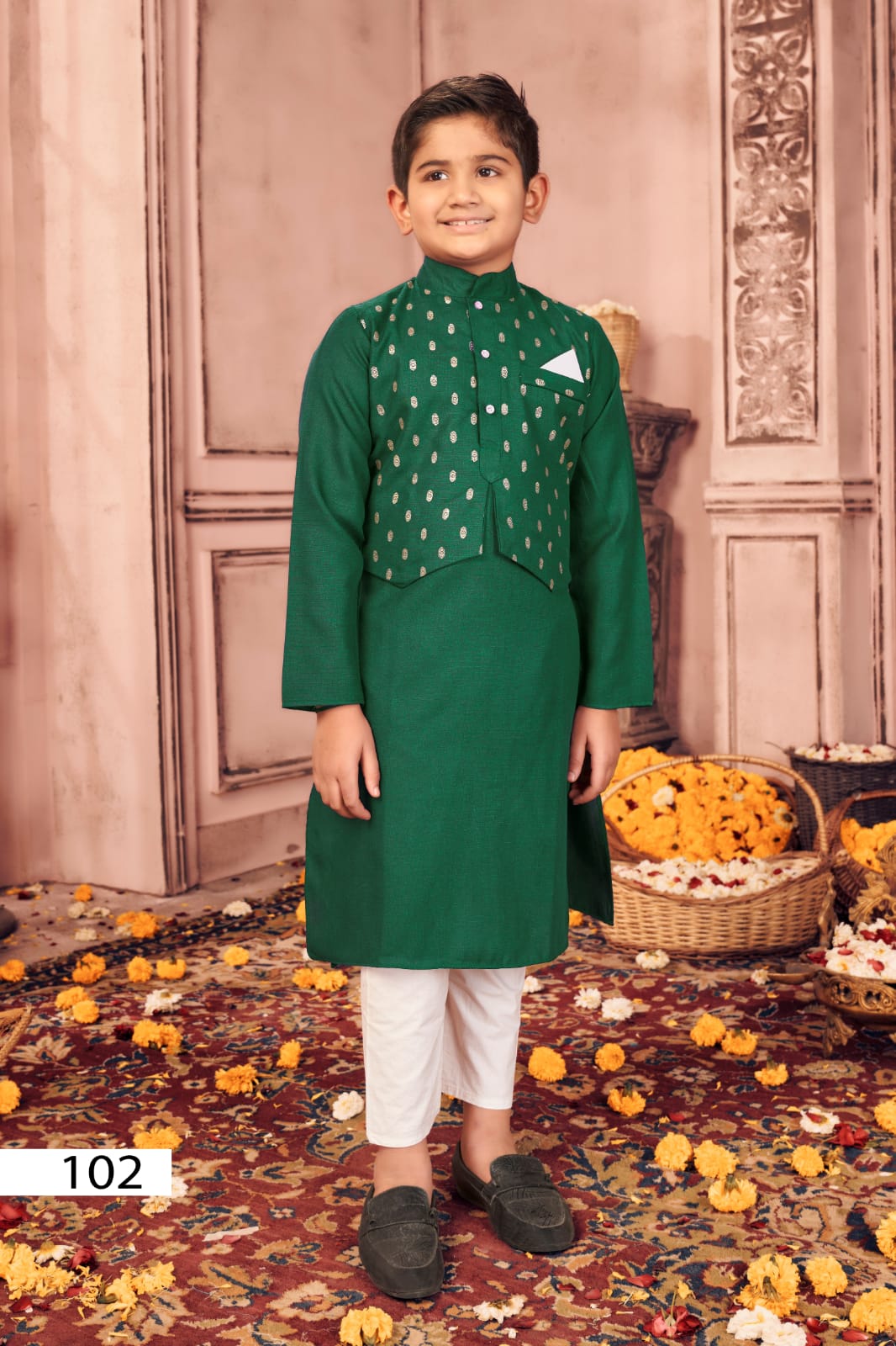 Kids Boy Kurta Pajama with Koti Anantexports