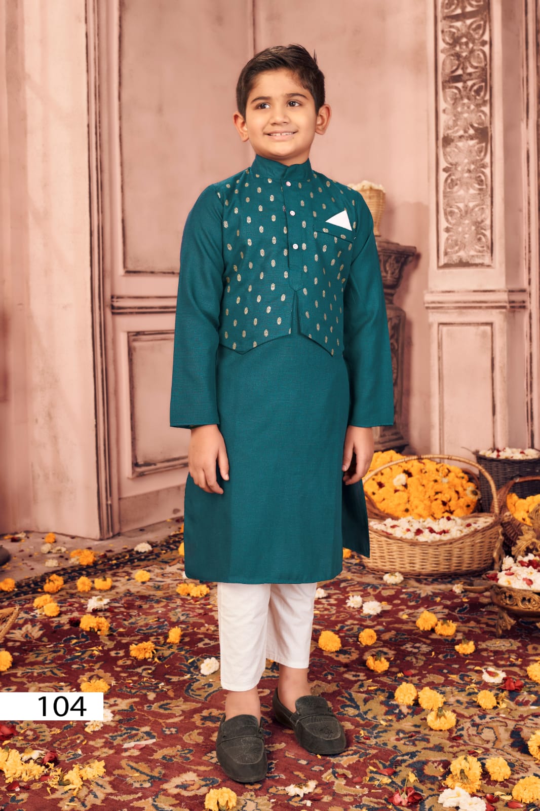 Kids Boy Kurta Pajama with Koti Anantexports