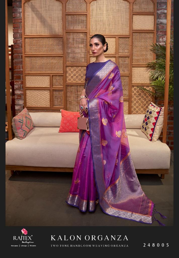 Rajtex Kalon Organza Sarees Anantexports