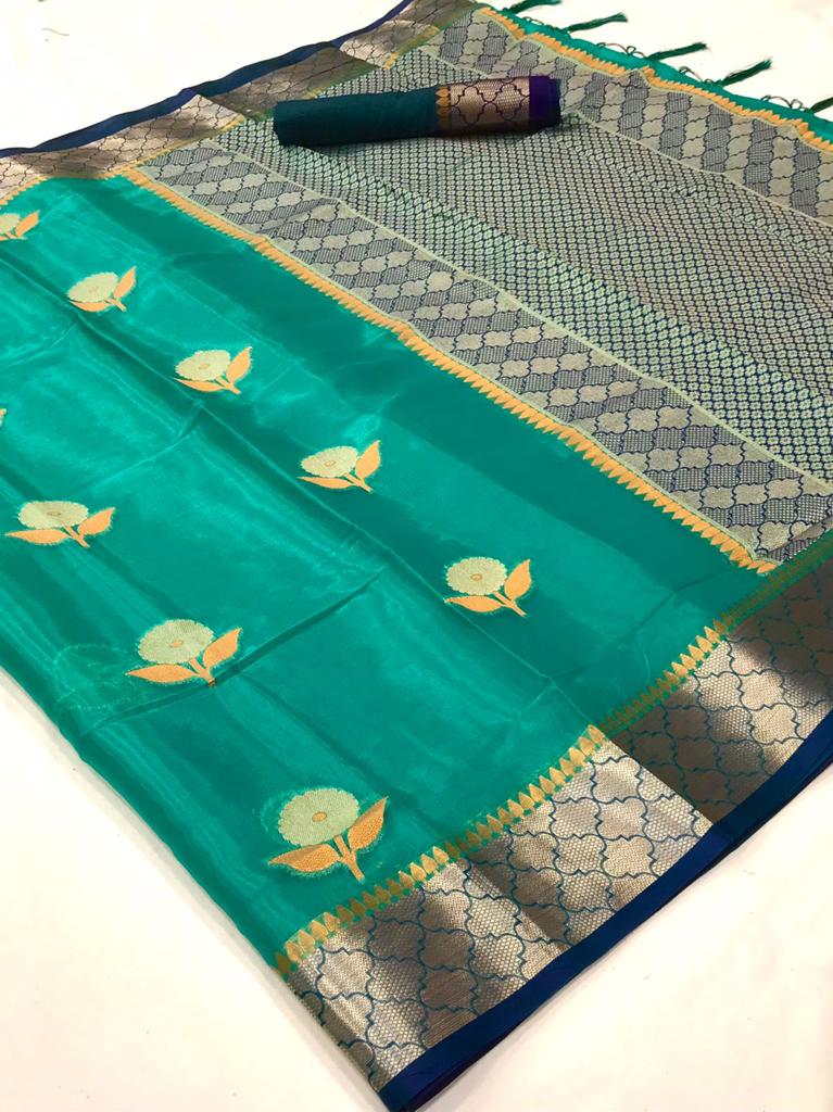 Rajtex Kalon Organza Sarees Anantexports