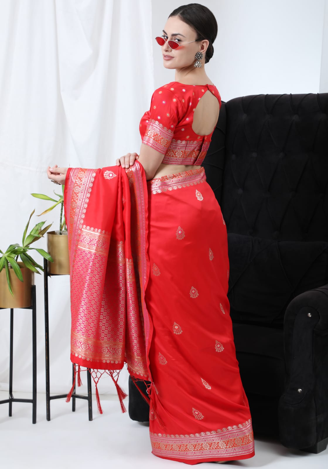 Banarasi soft silk saree Anant Tex Exports Private Limited