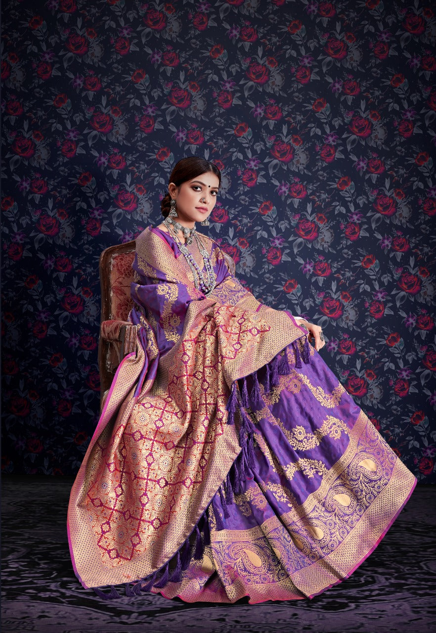 Rajtex Maharani Soft Silk Leheriya Weaving Saree Anantexports