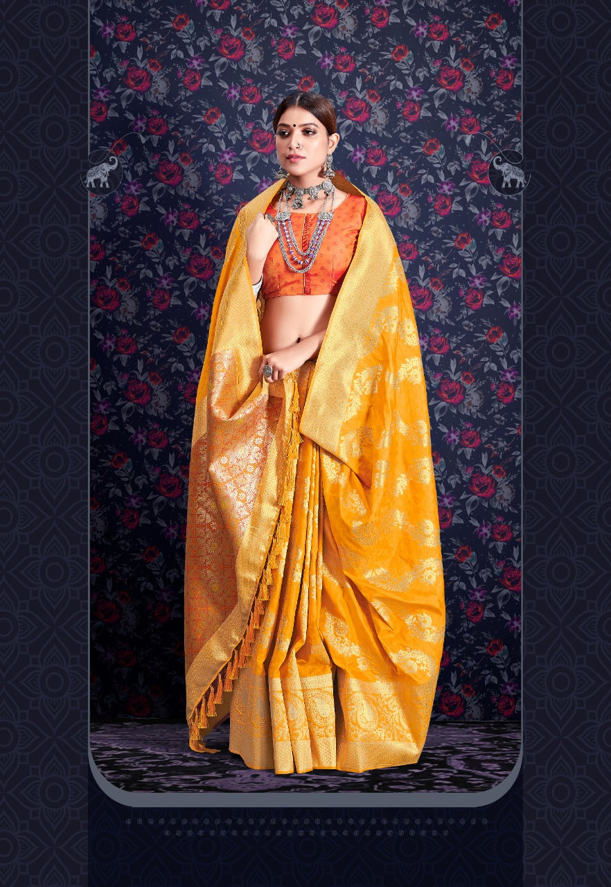 Rajtex Maharani Soft Silk Leheriya Weaving Saree Anantexports