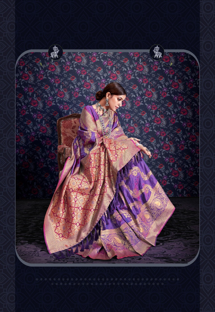 Rajtex Maharani Soft Silk Leheriya Weaving Saree Anantexports