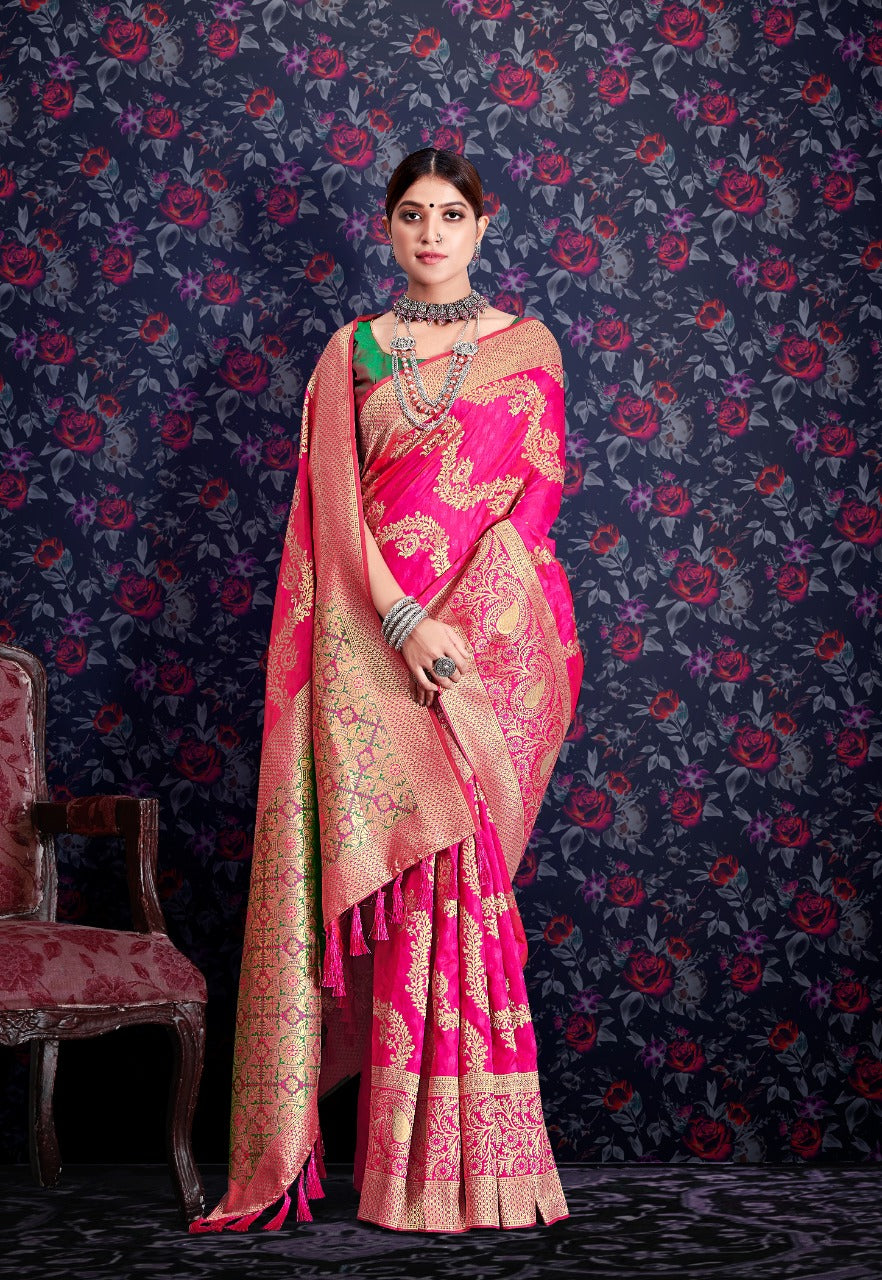 Rajtex Maharani Soft Silk Leheriya Weaving Saree Anantexports