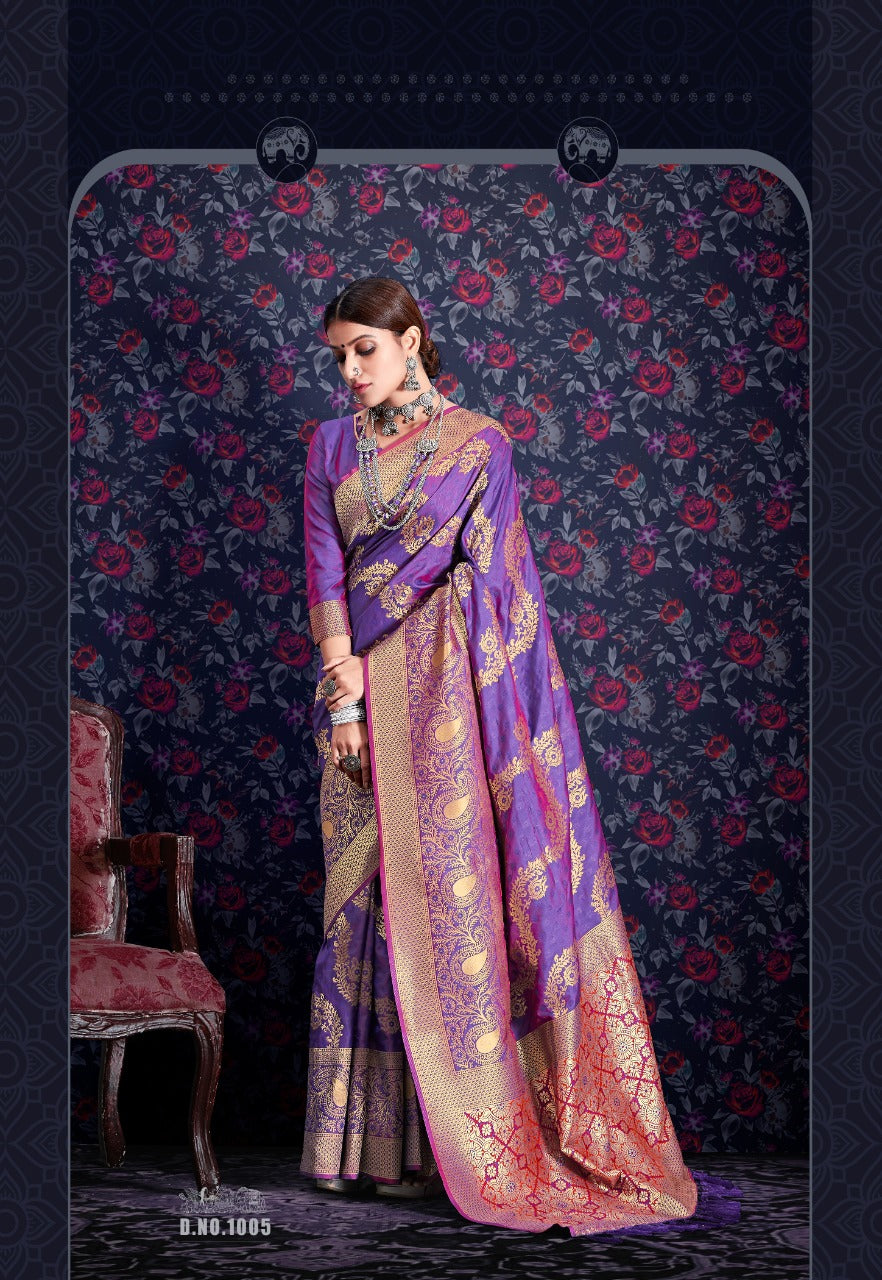 Rajtex Maharani Soft Silk Leheriya Weaving Saree Anantexports