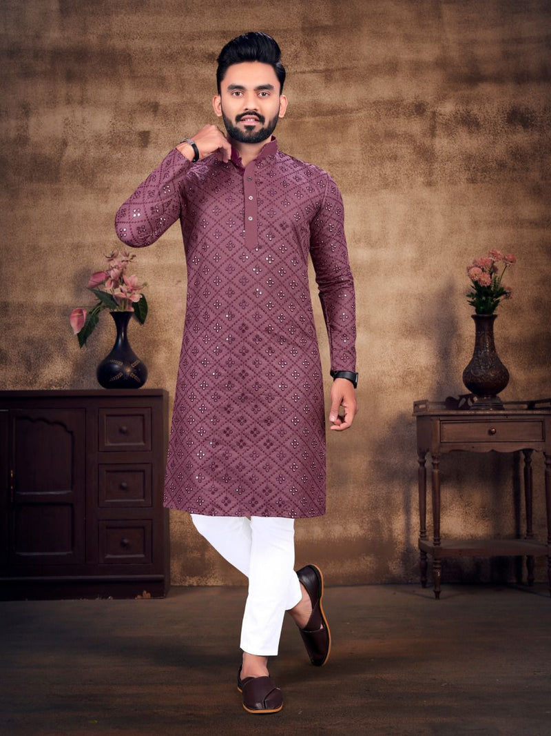 Embroidery Mirror Work Kurta Pajama Anantexports