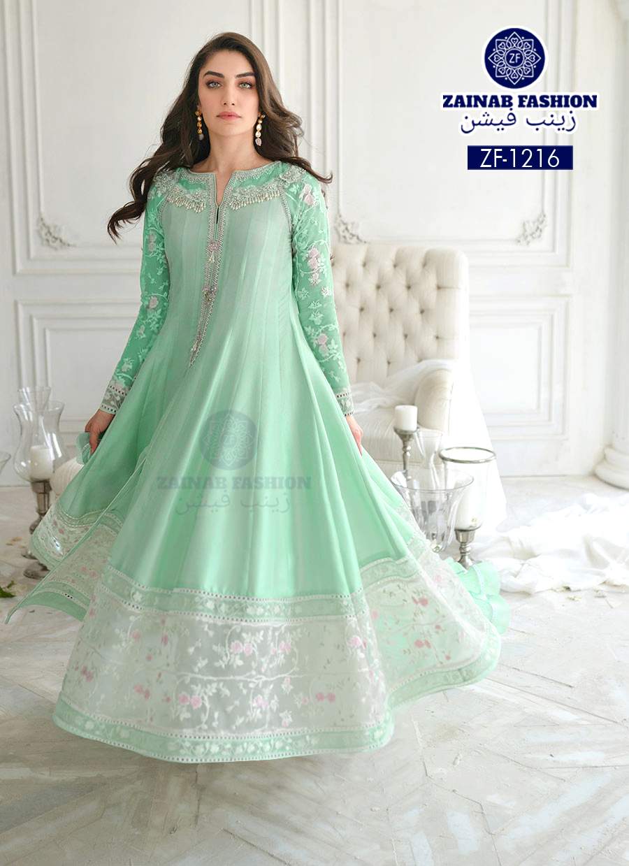 Zainab Anarkali Gown ZF -1216 Anantexports