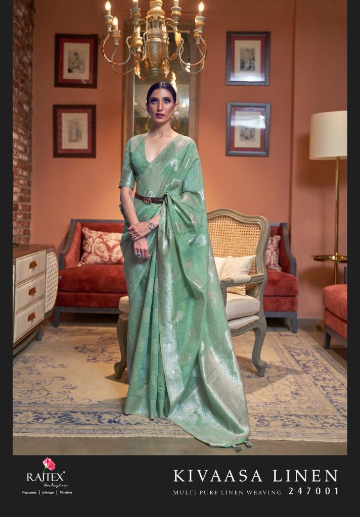 Party wear RajTex Kivaasa Linen Anantexports
