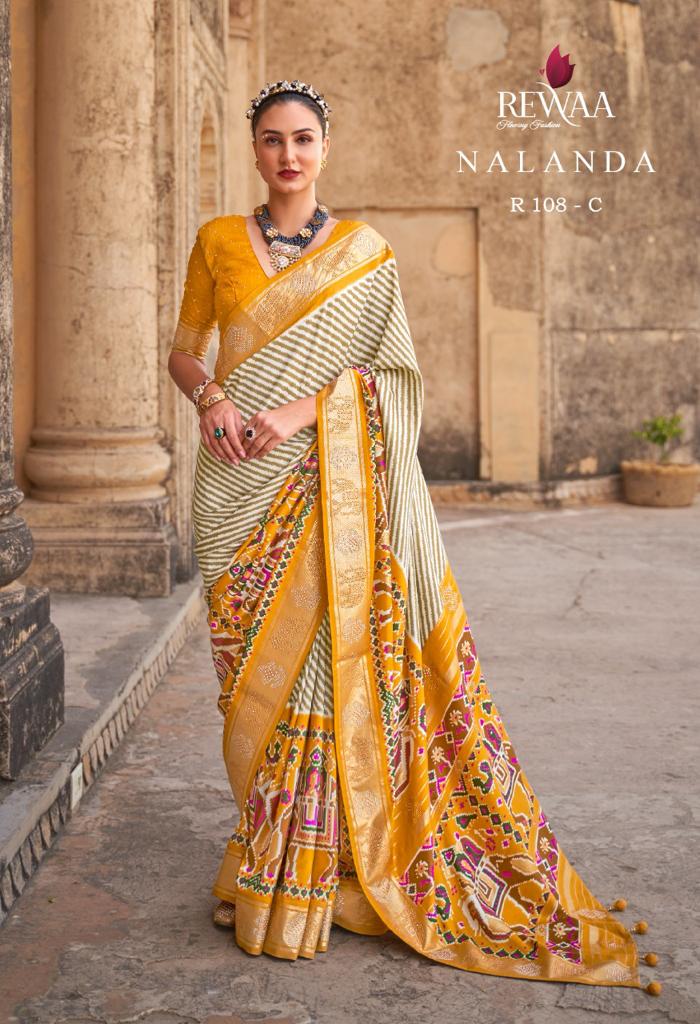 Rewaa Pure Silk Designer Patola Saree Anantexports