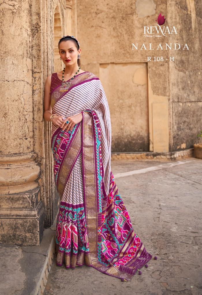 Rewaa Pure Silk Designer Patola Saree Anantexports