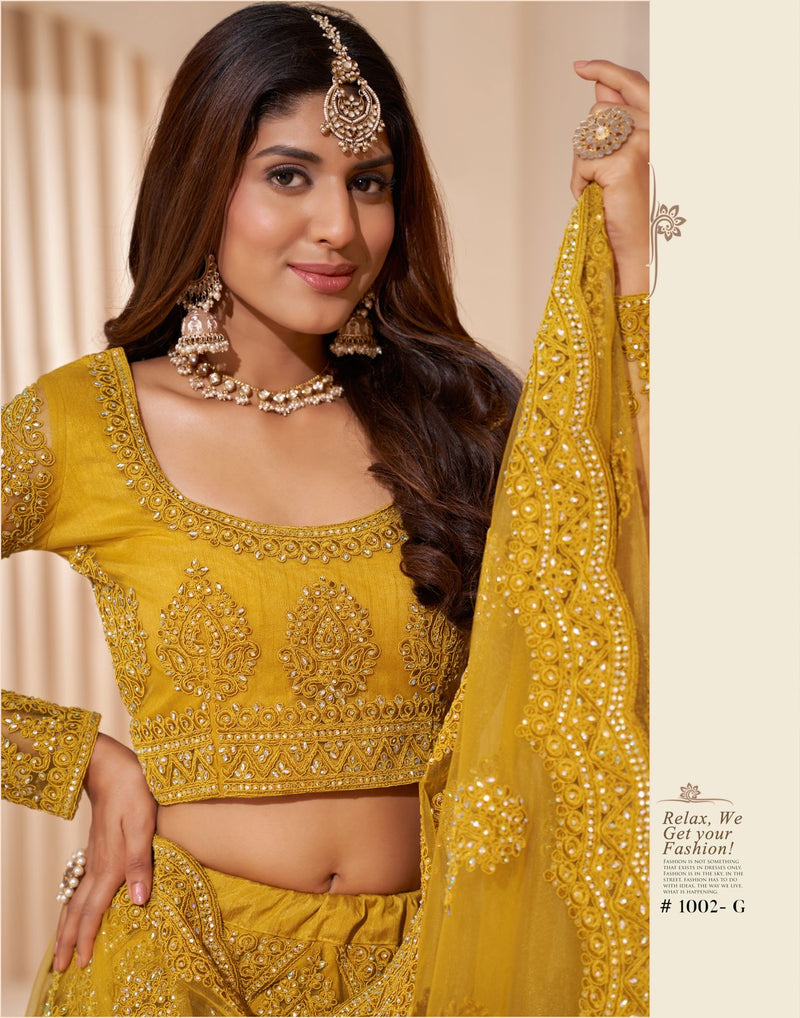 Alizeh Official Bridal Heritage Colour Splash 1002-G Anant Tex Exports Private Limited