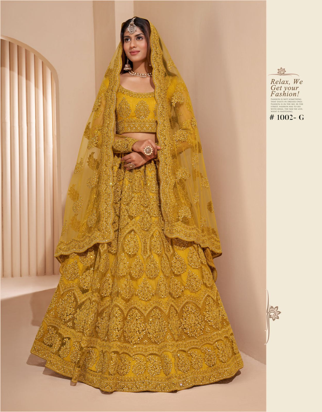 Alizeh Official Bridal Heritage Colour Splash 1002-G Anant Tex Exports Private Limited