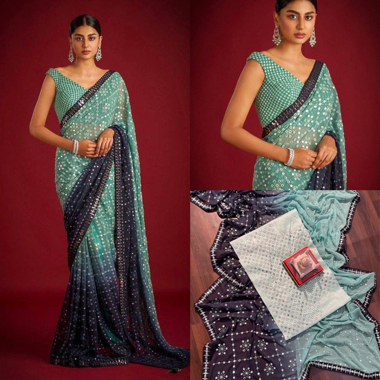 FAUX GEORGETTE SAREE Anant Tex Exports Private Limited