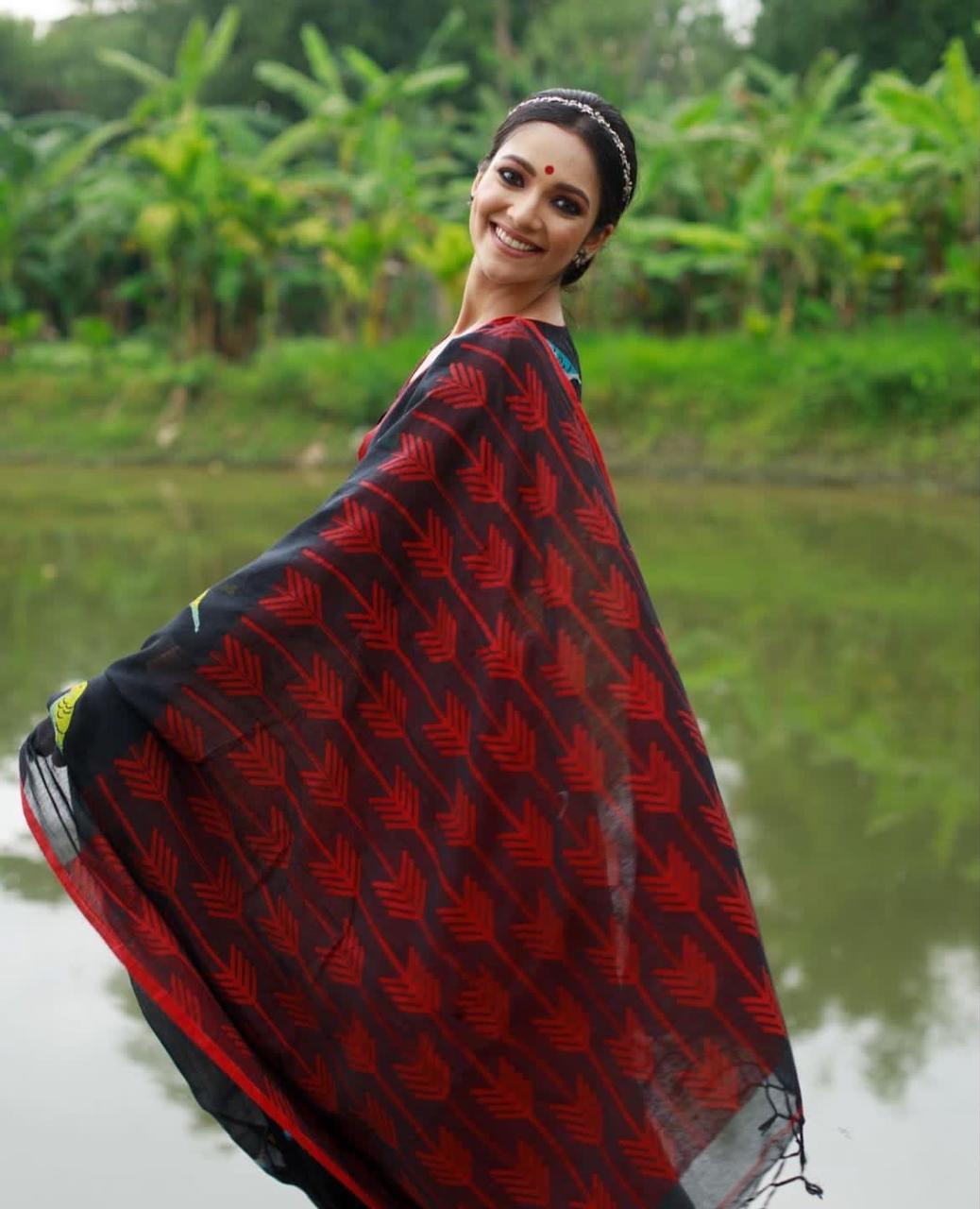 Plain Linen Saree Anant Tex Exports Private Limited