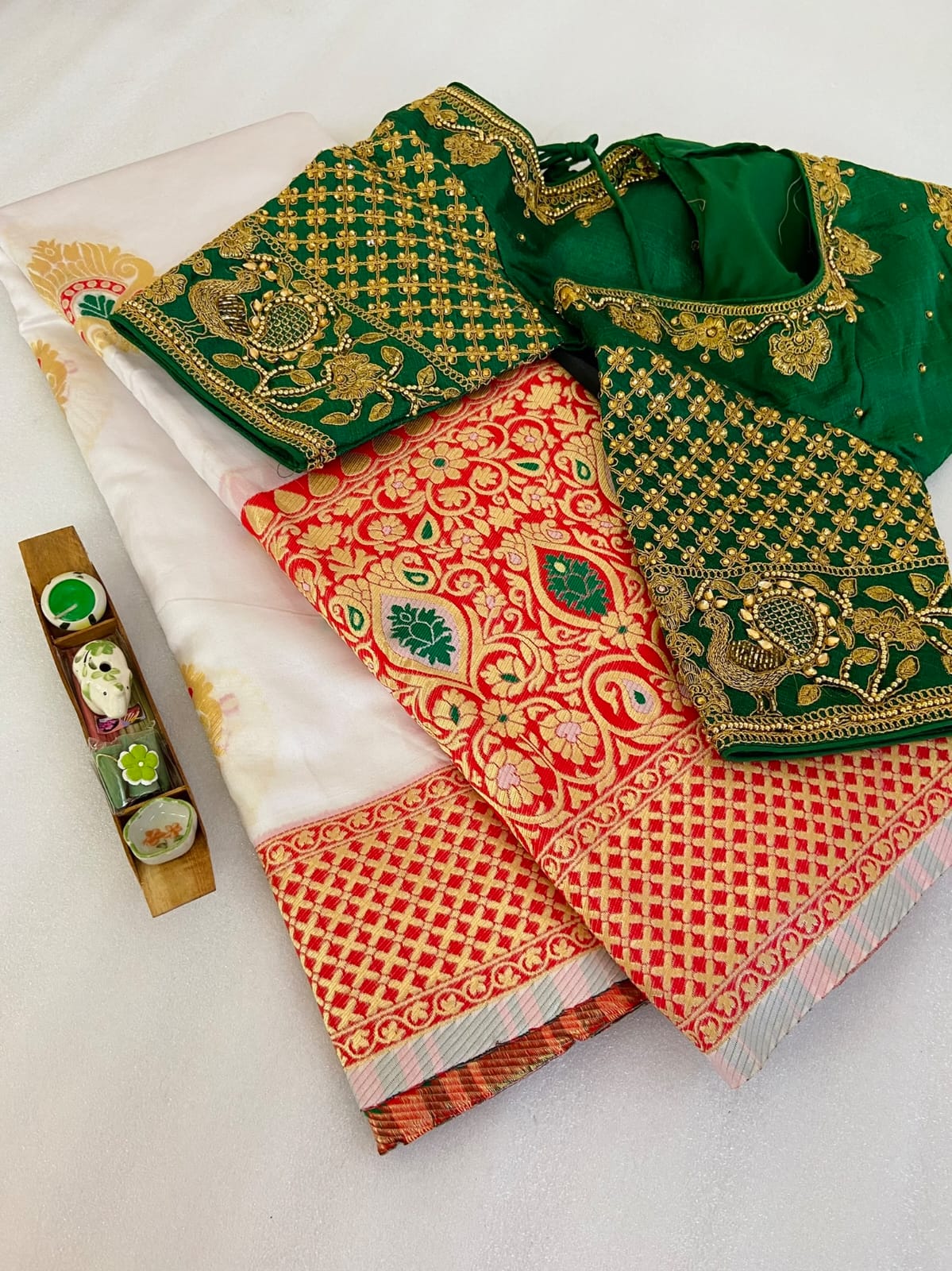 Soft Banarasi Silk Puja sarees Wedding 33 Anant Tex Exports Private Limited