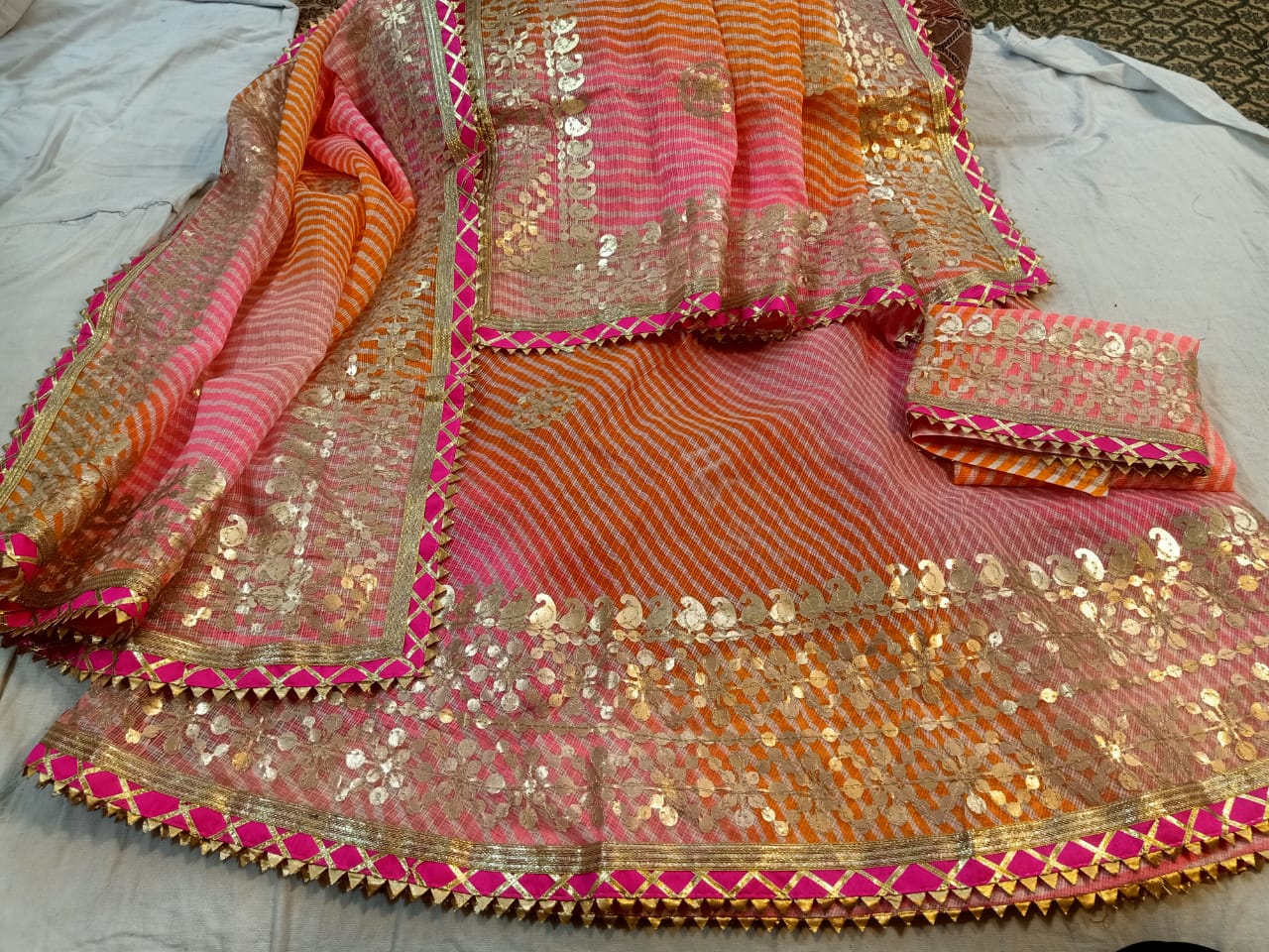 Rajasthani kotta Doriya lahriya Lehenga Anant Tex Exports Private Limited